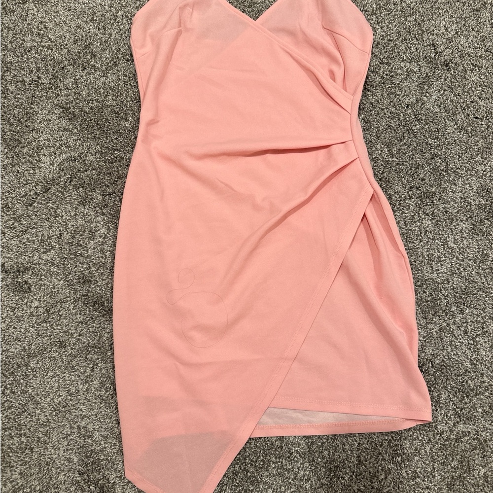 Pink Bodycon Mini Dress